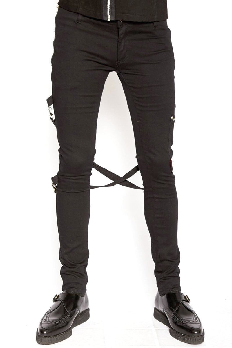 Tripp NYC Chaos Bondage Pants [Black] - Vampirefreaks Store