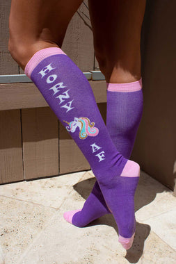Horny AF Knee High Socks