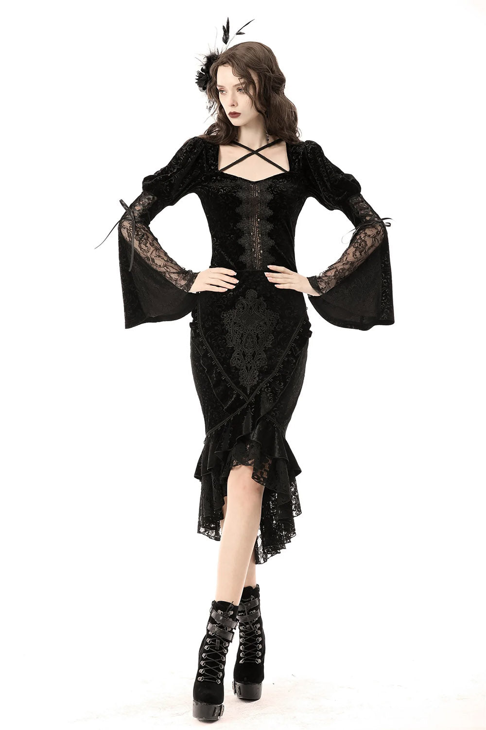 Ghostling Vintage Goth Skirt