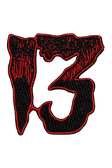 Pech 13 Roter Aufnäher