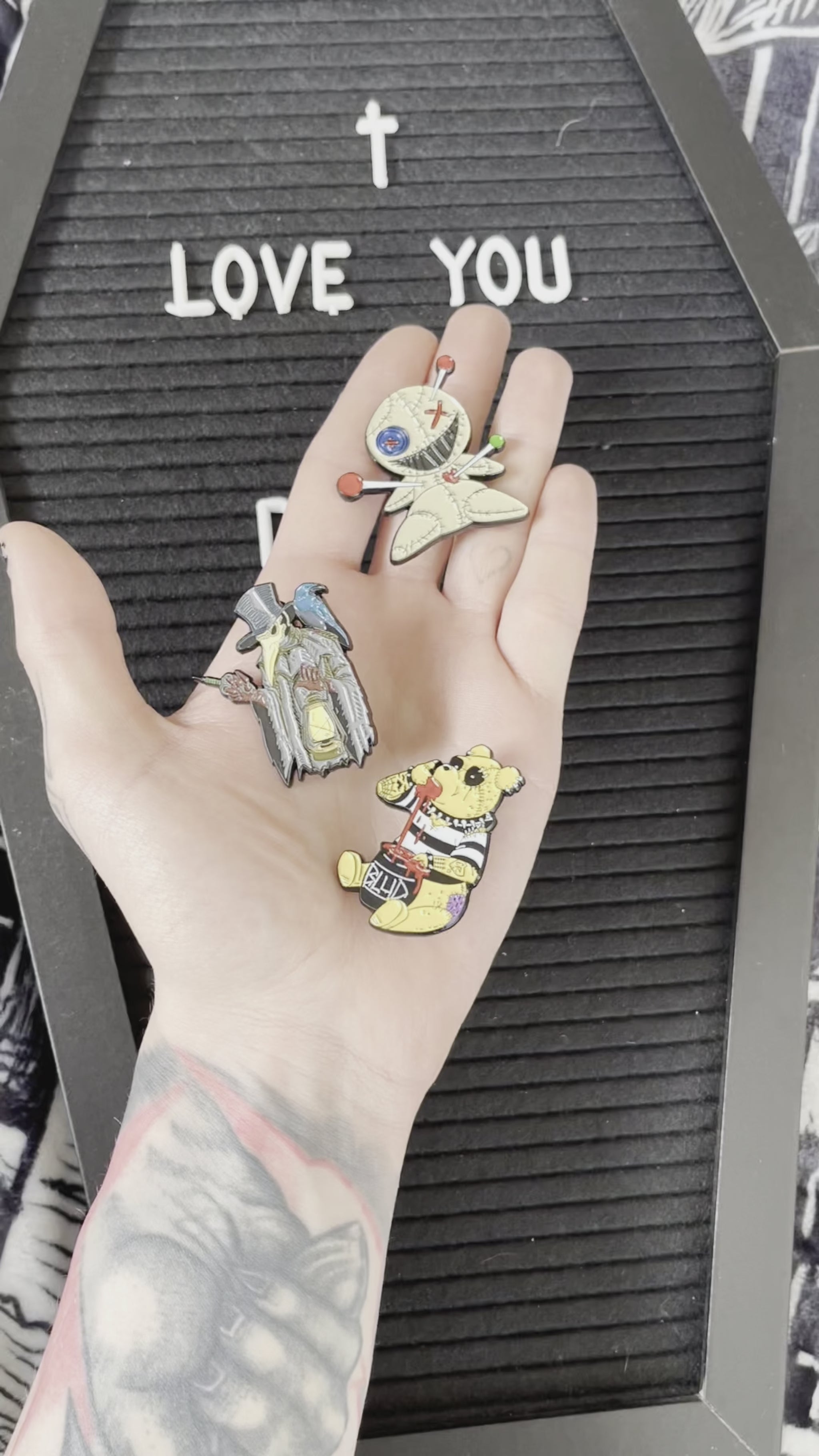 video of gothic pins