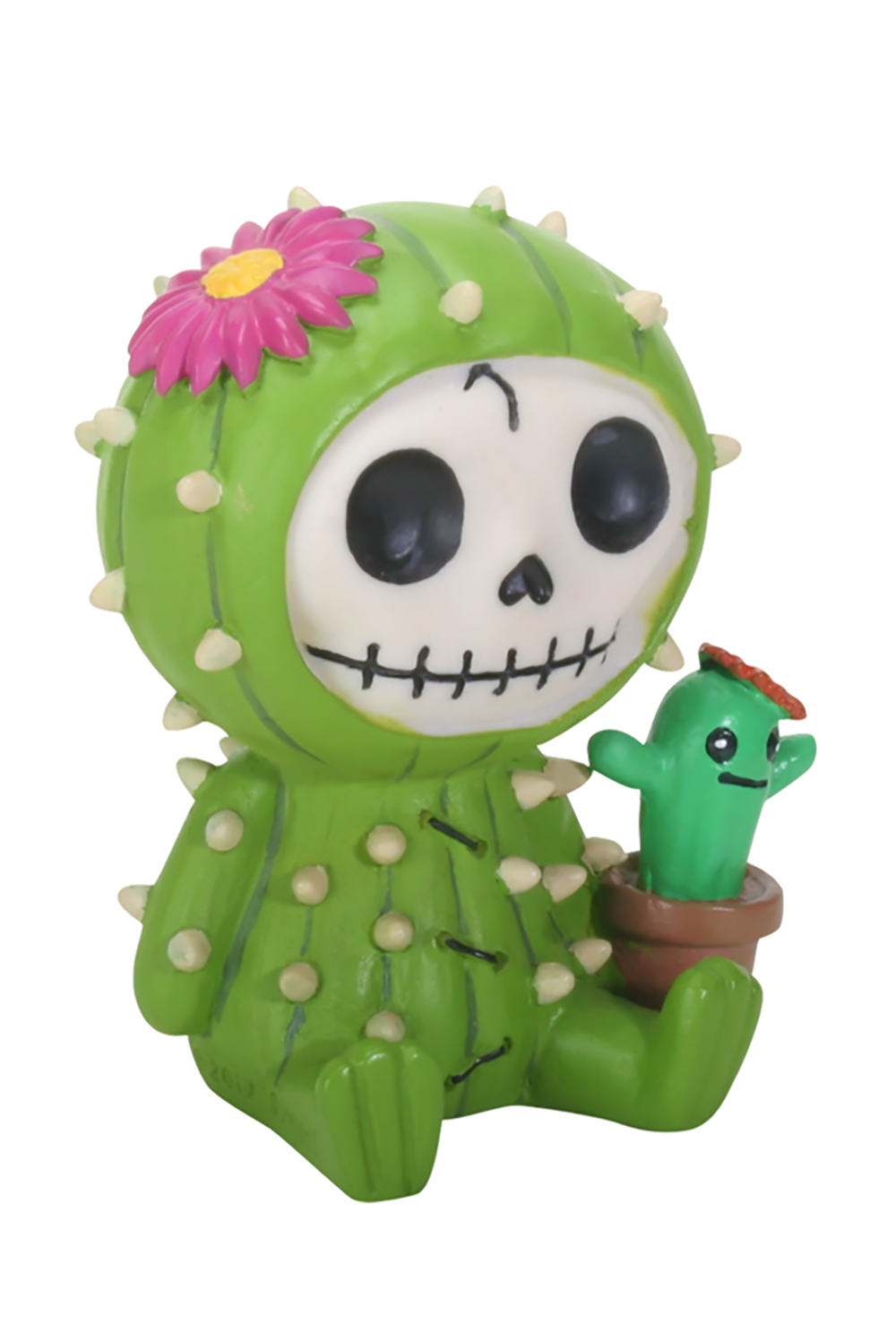 creepy cute kawaii toy cactus statue 