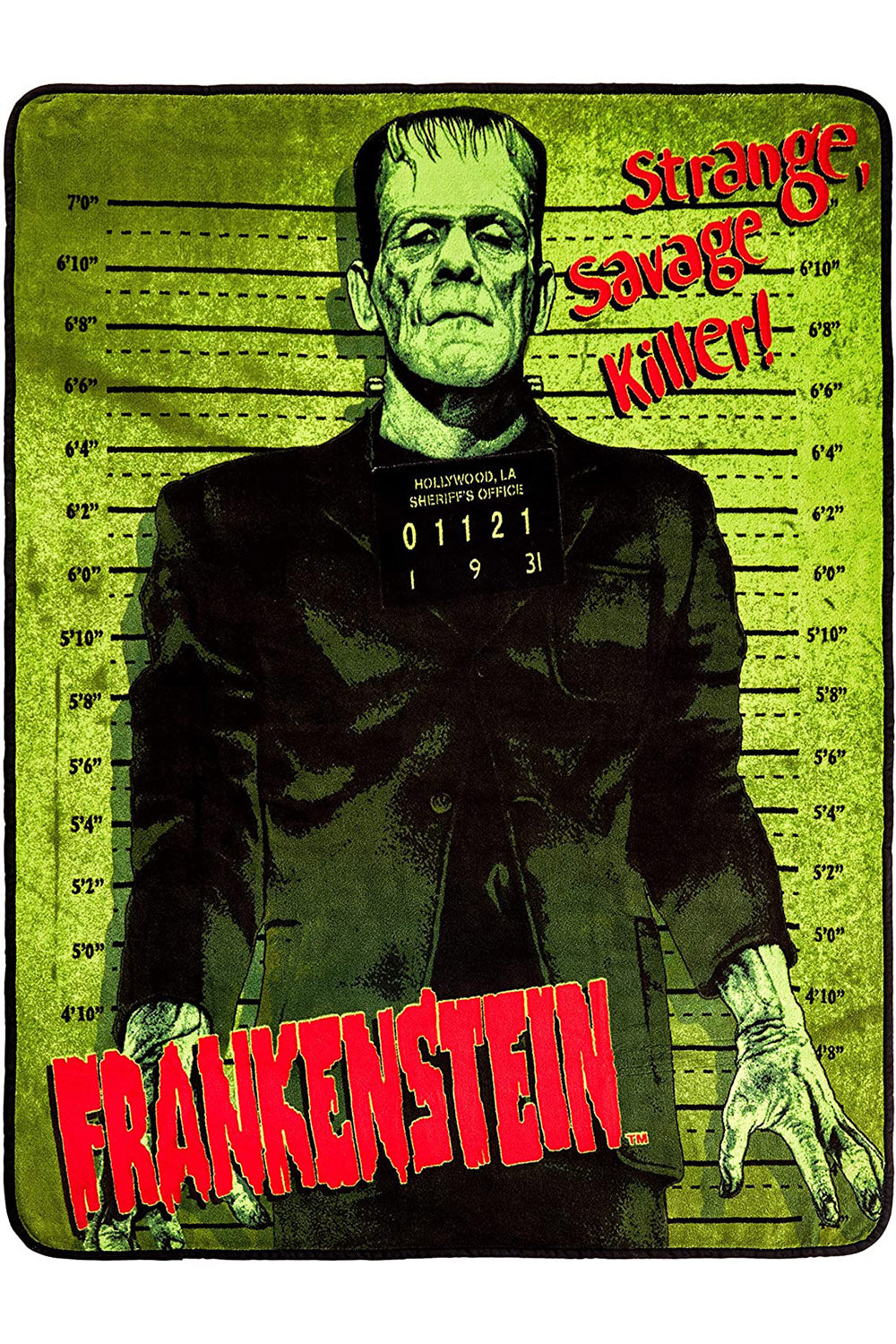 Universal Monsters Frankenstein Throw Blanket