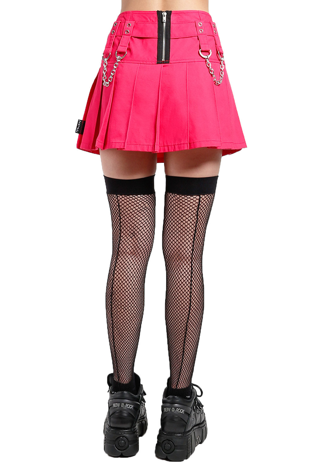 Tripp Studded Chain Skirt [Pink]