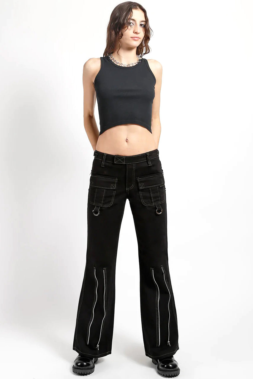 Tripp NYC Peace Cargo Pants [BLACK]