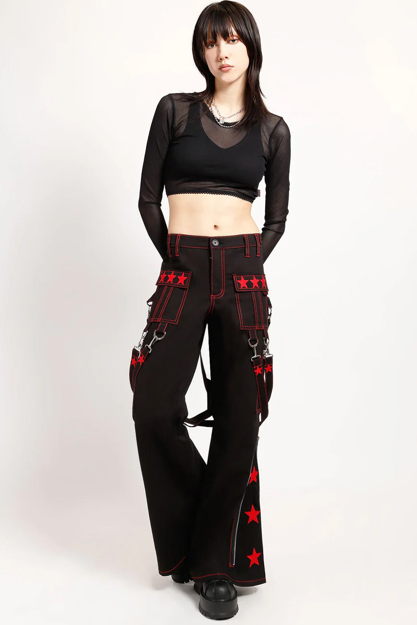 Tripp NYC Rock Star Pants [Black/Red] – VampireFreaks
