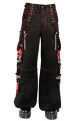 Tripp NYC Super Skull Pants [Black/Red]
