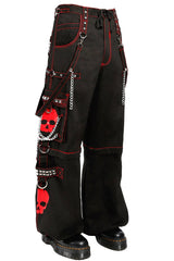 Tripp NYC Super Skull Pants [Black/Red]