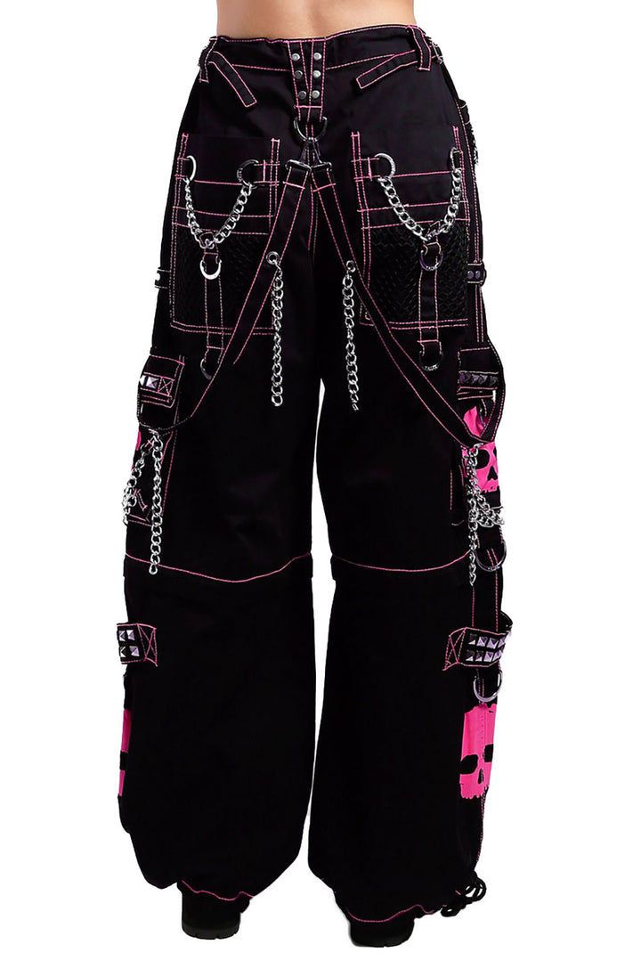 Tripp Super Skull Pants [Black/Pink]