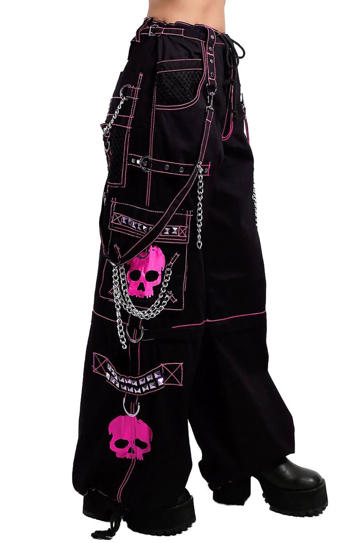 Tripp Super Skull Pants [Black/Pink]