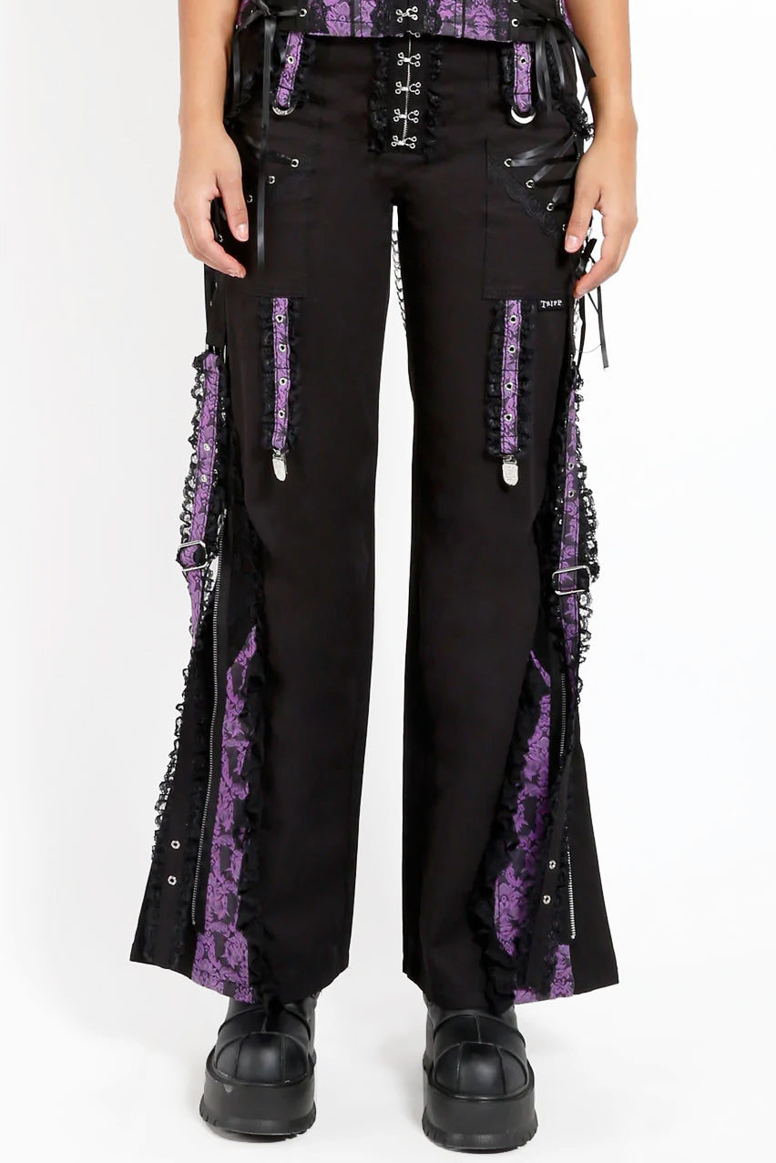 Tripp NYC Enchanted Dark Street Pants [Black/Purple]