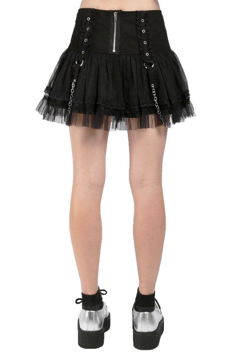 Lolita Tutu Skirt [Black/Black]