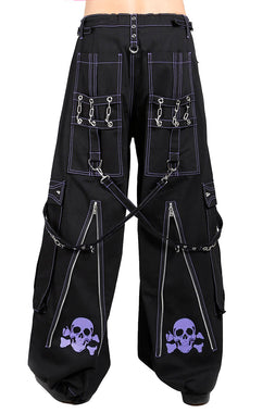 Tripp Back Up Skull Pants [Black / Purple]