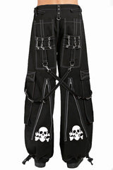 Tripp Back Up Skull Pants [Black/White]