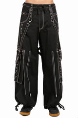 Tripp Back Up Skull Pants [Black/White]