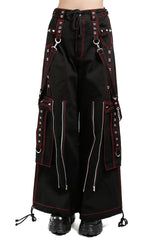 Pantalones Tripp Back Up Skull [negros con calaveras rojas]
