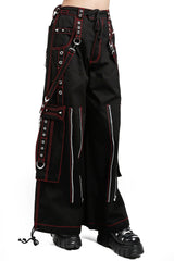 Pantalones Tripp Back Up Skull [negros con calaveras rojas]