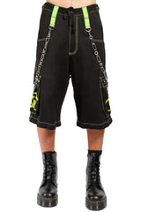 Tripp Biohazard Zip Off Pants [BLACK/LIME]