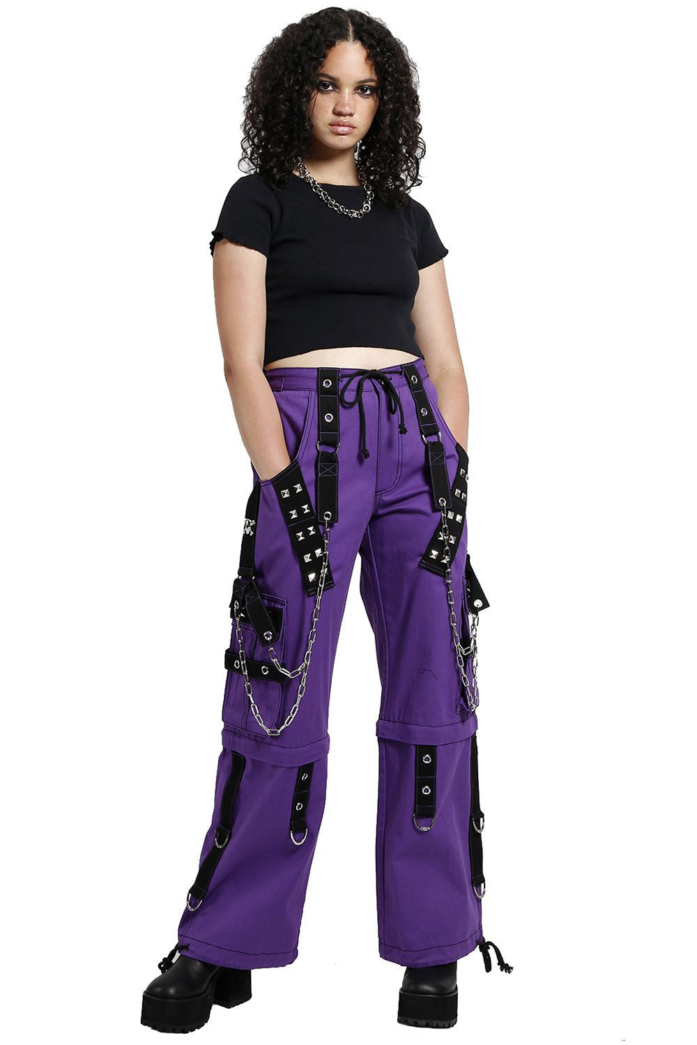 Tripp Dark Cuff Pants [Purple]