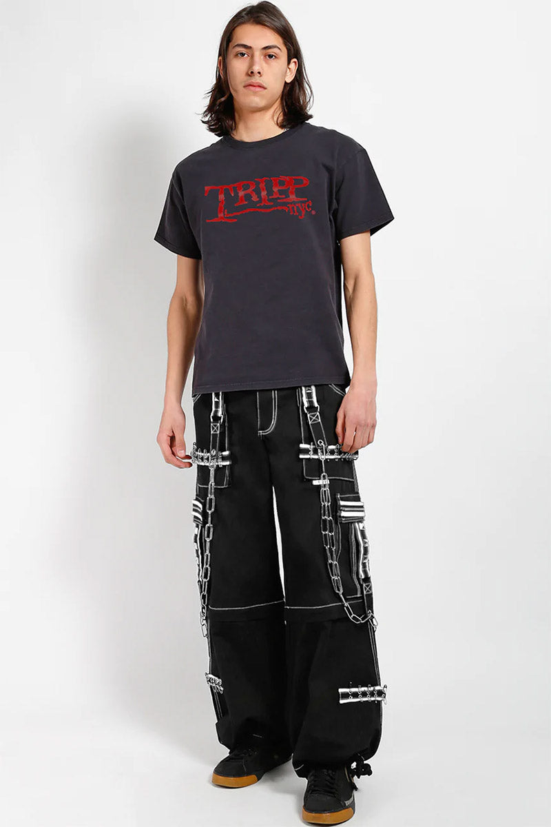 Tripp NYC Crazy Piper Pants [Black/White] – VampireFreaks