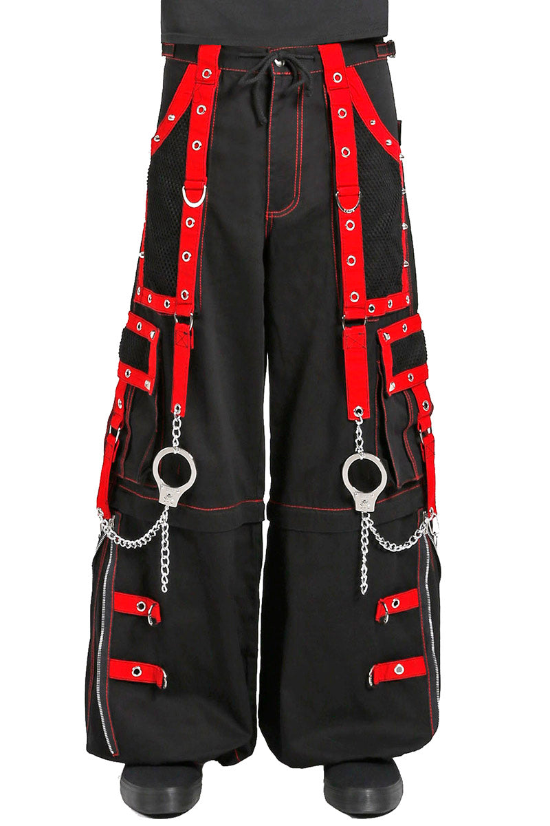 Tripp Mega Eye Pants Black/Red - Vampirefreaks Store