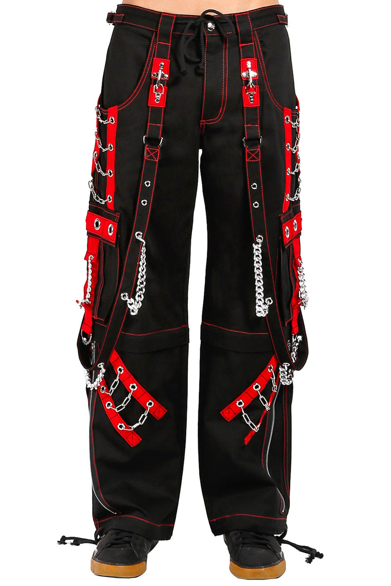 Tripp Black  Red Chain ZipOff Pants  Hot Topic