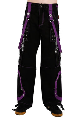 Tripp Step Chain Pants [Black/Purple]