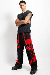 Tripp NYC Scare Pants [Black/Red]
