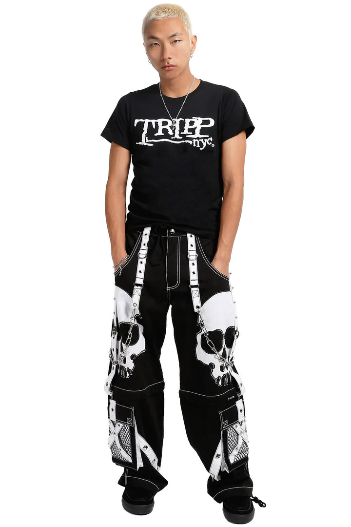 Tripp NYC Scare Darkstreet Pants [BLACK/WHITE]
