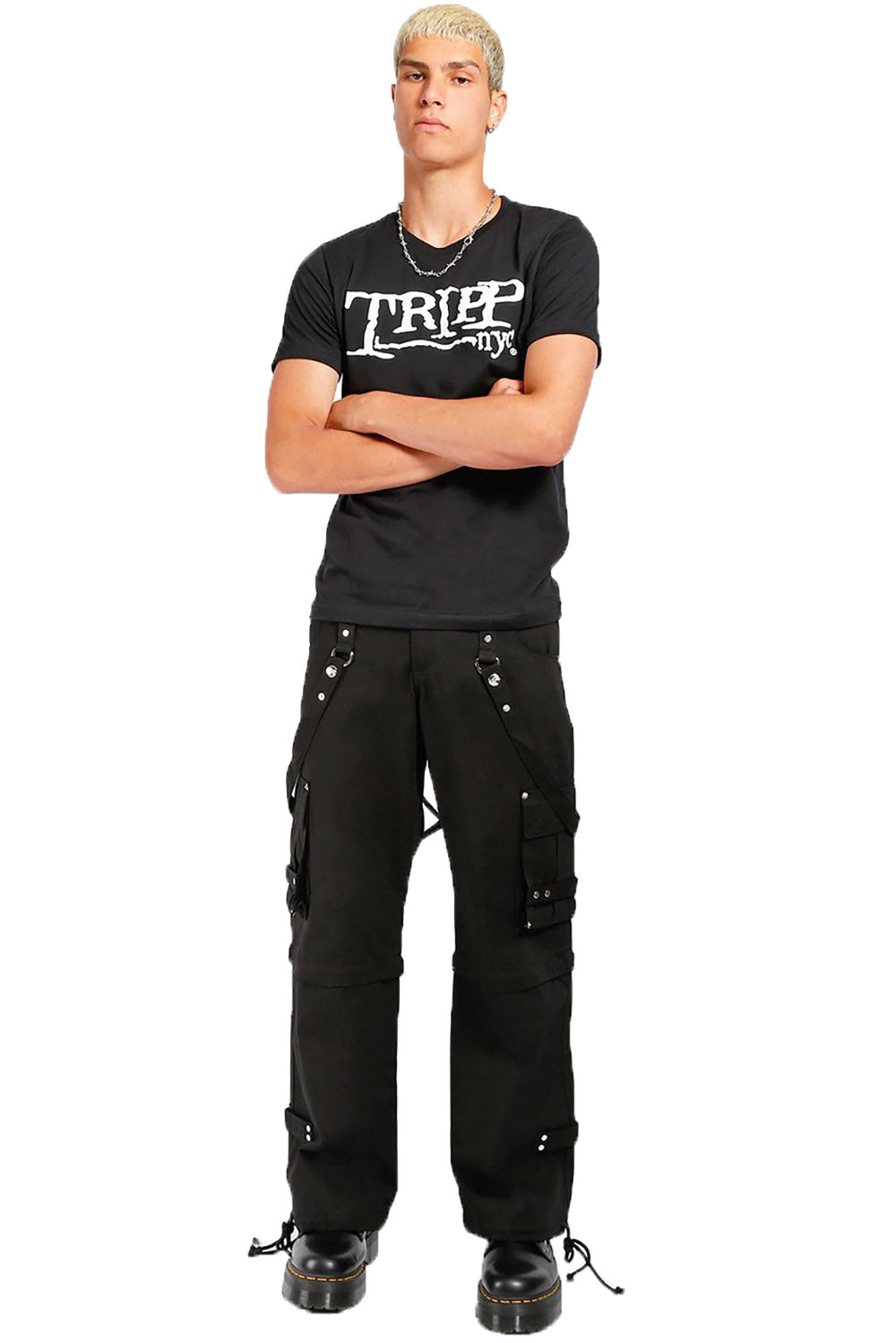 Tripp Zip Off Crush Hose [Schwarz/Schwarz]