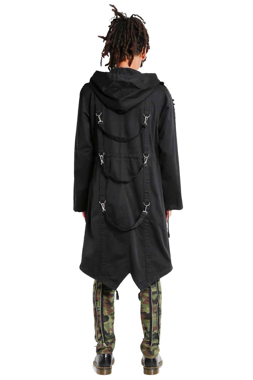 Tripp Bondage Strap Parka Jacket – VampireFreaks