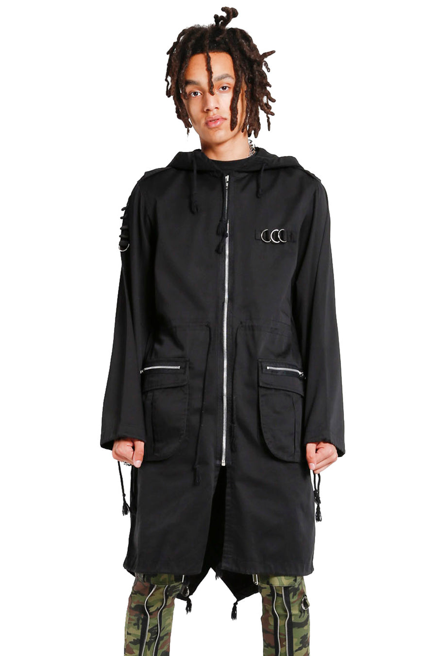 Tripp Bondage Strap Parka Jacket