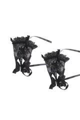 Dark In Love Lolita Lace Gloves - Vampirefreaks Store