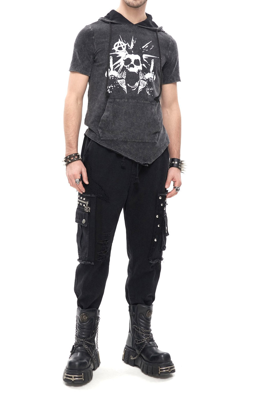 Recently Deceased Distressed Joggers