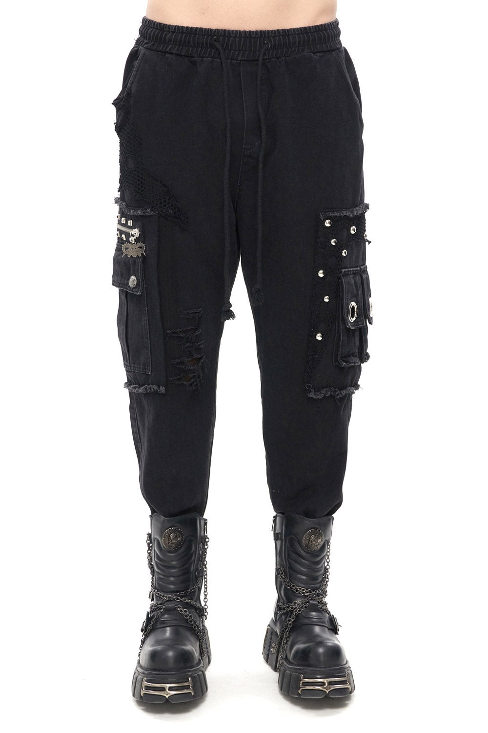 Recently Deceased Distressed Joggers