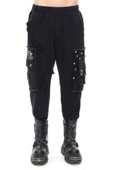 Recently Deceased Distressed Joggers