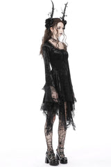 Vampire Veins Velvet Dress
