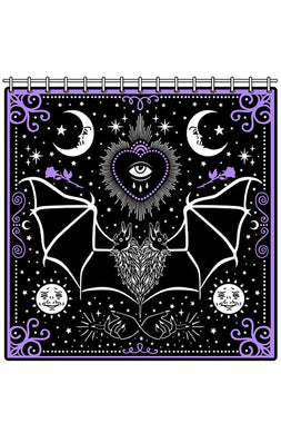 All Seeing Eye Bat Mystical Magic Shower Curtain