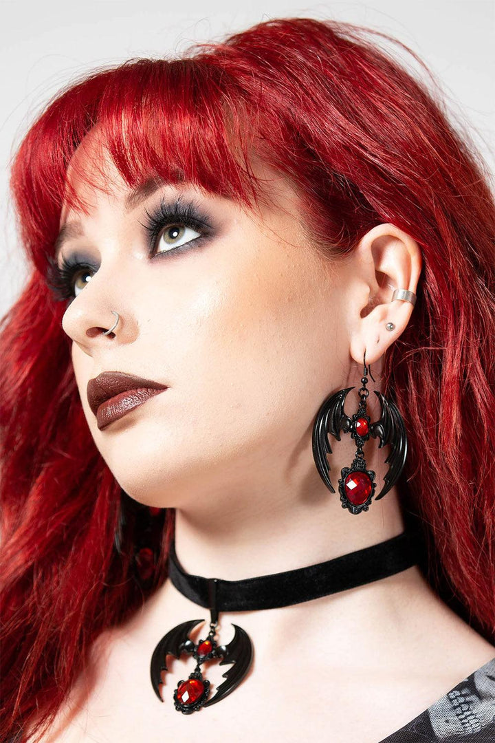 Killstar Beauty in the Dark Earrings - VampireFreaks
