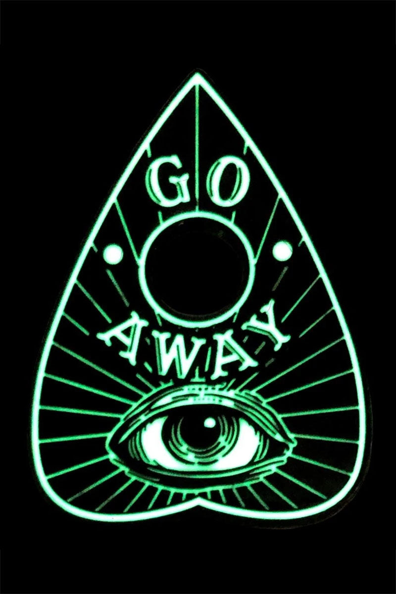 Go Away Glow Planchette Enamel Pin