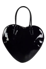 Pumpkin Glitter Heart Bag