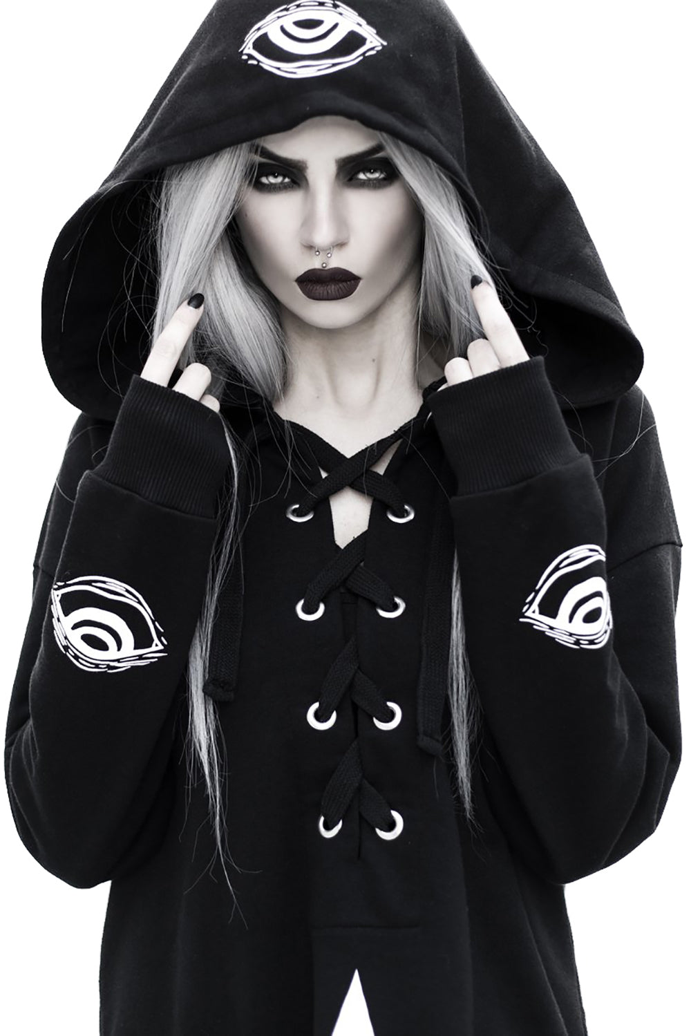 occult pagan hoodie top
