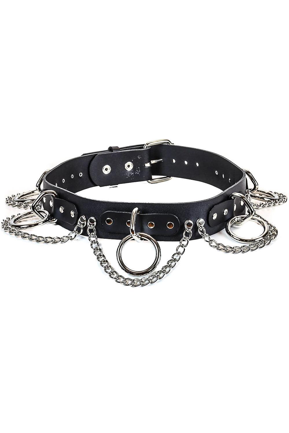 O-Ring Chains Bondage Belt