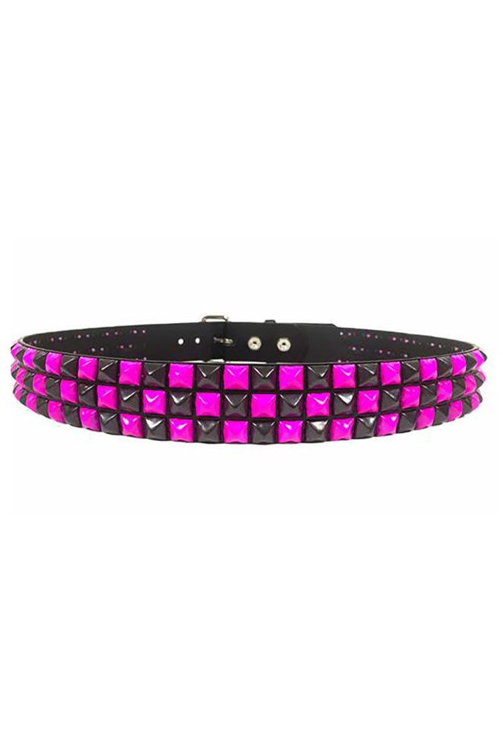 Emocore Checkered Belt [Black / Pink]