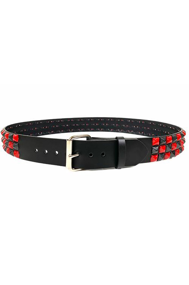 Not Dead Yet Checkered Belt [RED/BLACK] – VampireFreaks