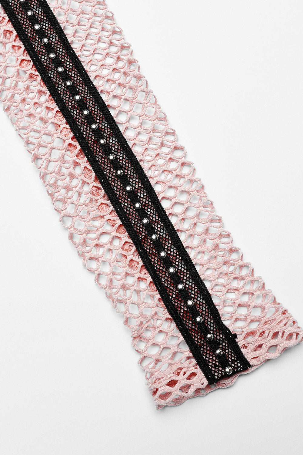 Pink Sabbath Fishnet Top [PASTEL PINK]