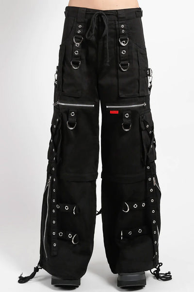 Tripp NYC X-Strap Zip Off Pants [BLACK/BLACK]