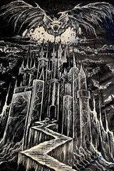 Vampire Castle Throw Blanket