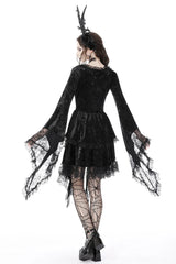 Vampire Veins Velvet Dress
