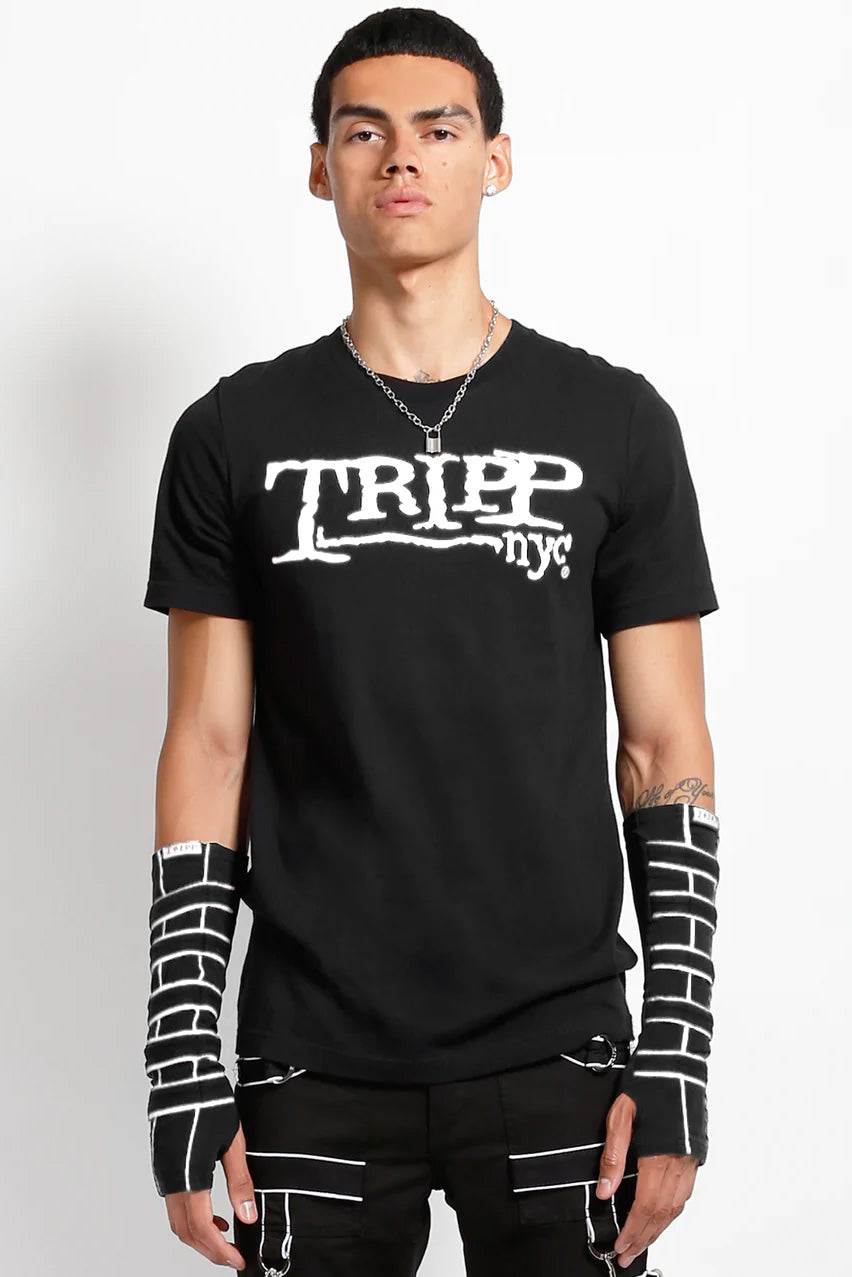 Tripp NYC Black Parade Armwarmers [Black/White]